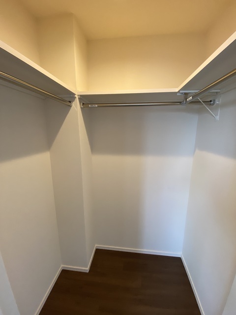 収納　大容量のウォークインクローゼット