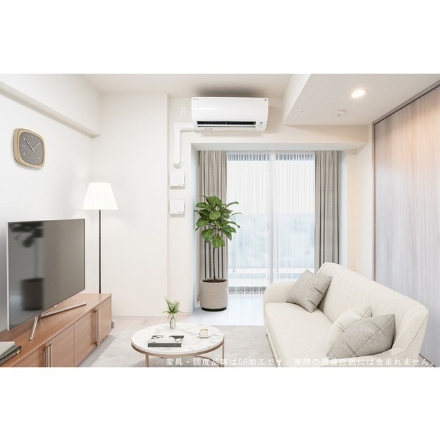 居室・リビング　【家具・調度品等はＣＧ加工です。実際の賃貸住居には含まれませ