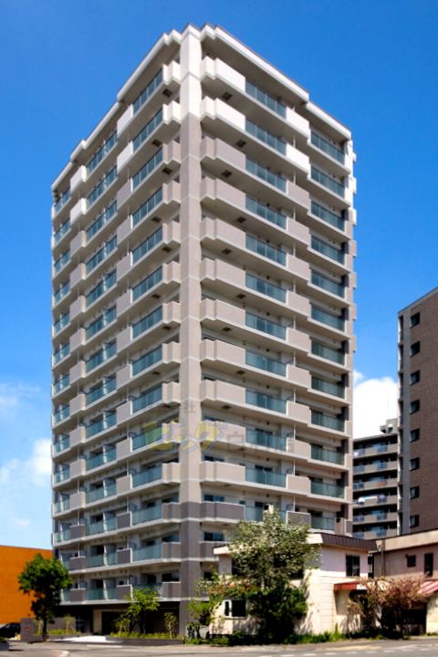 建物外観　経済的な都市ガス採用の高層マンションです♪