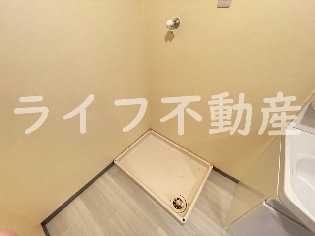 洗面設備　脱衣スペースもあります