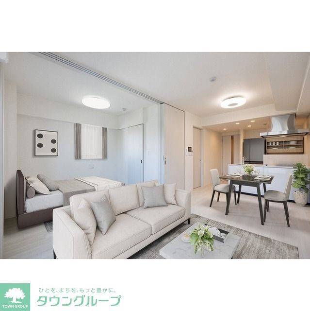 居室・リビング　【家具・調度品等はCG 加工です。実際の賃貸住居 には含ま…