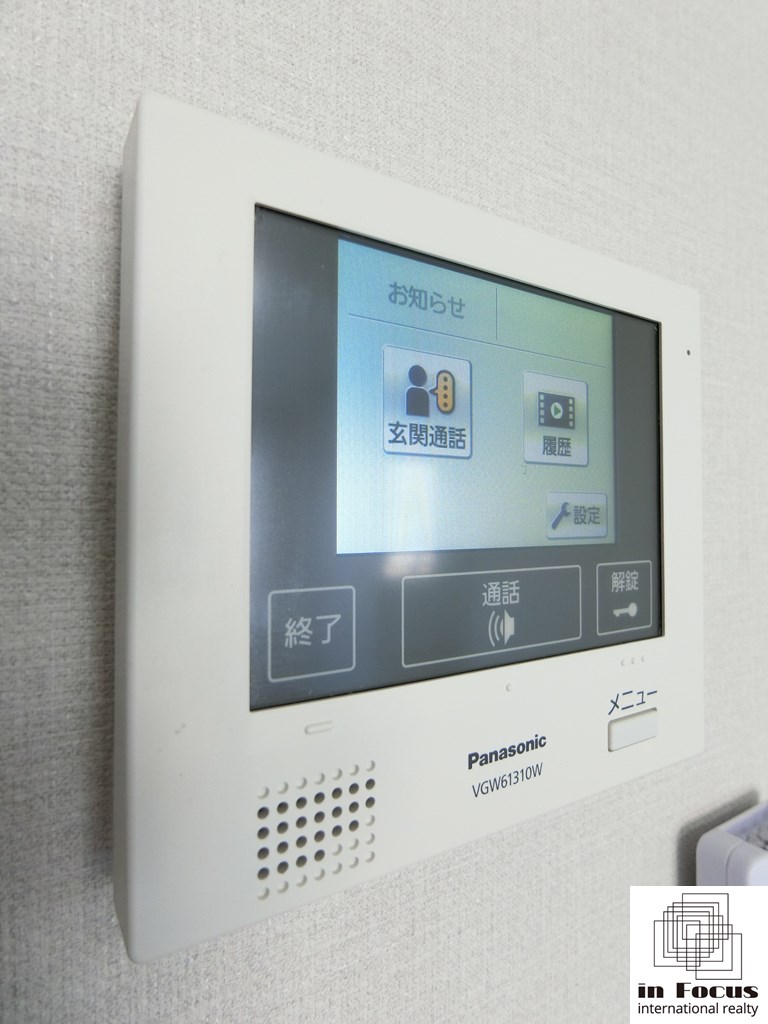 セキュリティ　来客の顔が見える安心のTVモニターホン