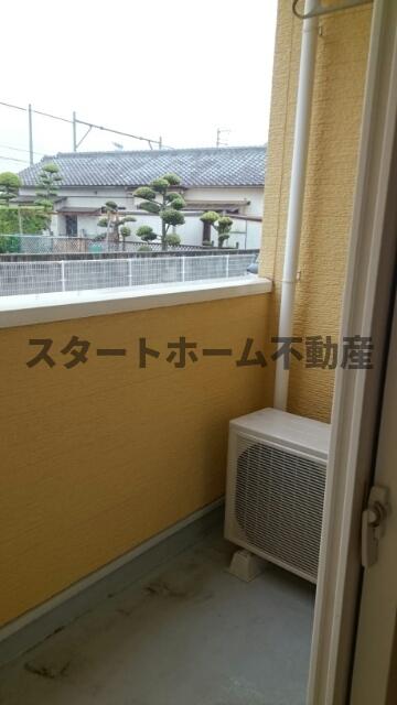 バルコニー　広々としたバルコニーです