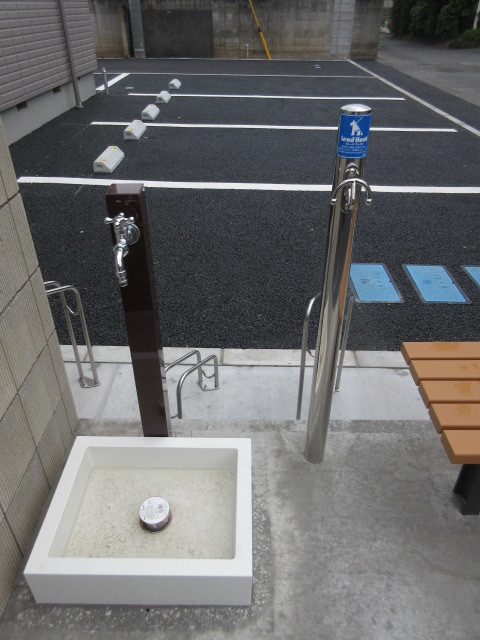 ロビー　★ペット専用足洗い場★