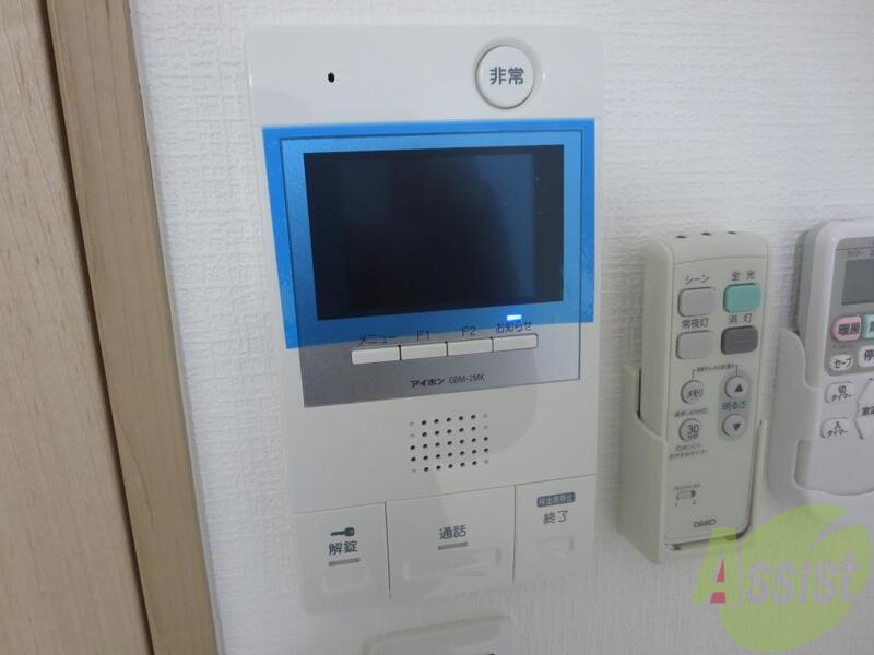 セキュリティ　このご時世来客は確認をしてから、モニターインターフォン付き