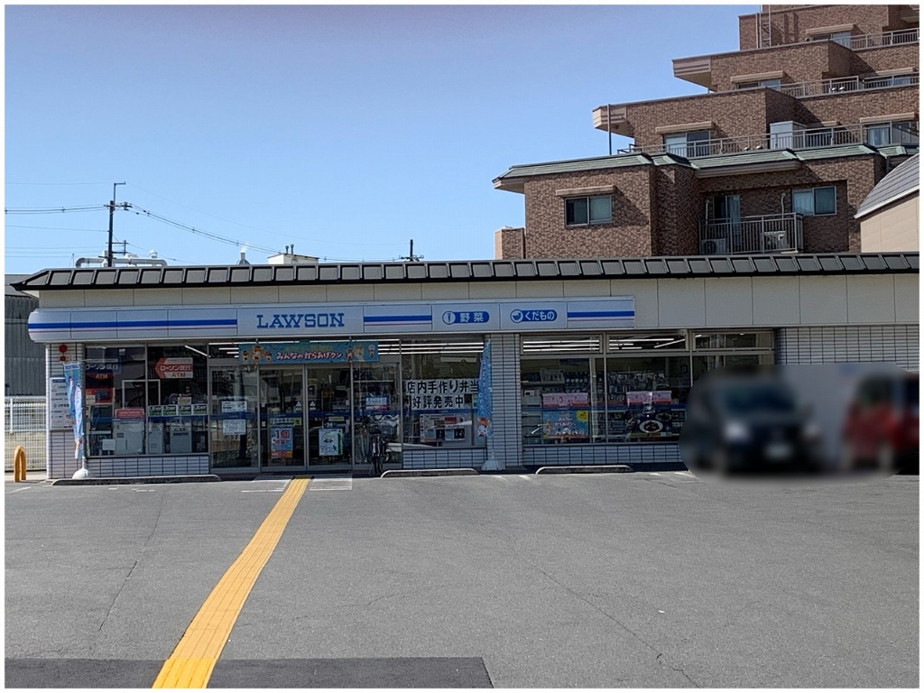 コンビニ　ローソン 山科左義長店（コンビニ）まで504m