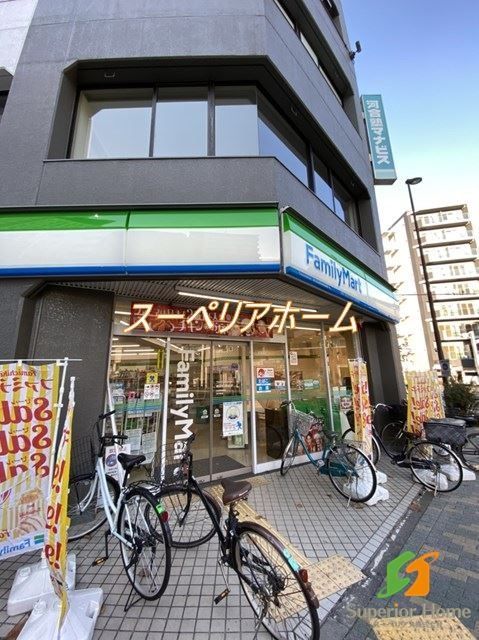 コンビニ　ファミリーマート墨田押上駅前店（コンビニ）まで480m
