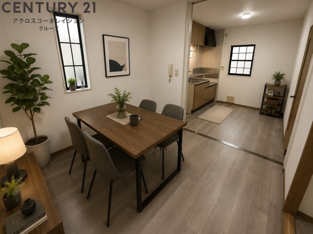 居室・リビング　画像中の家具はAIにより配置加工しているため付属しません