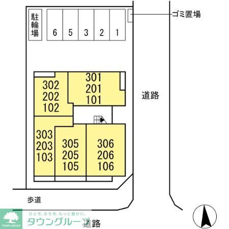 駐車場　予定全体図
