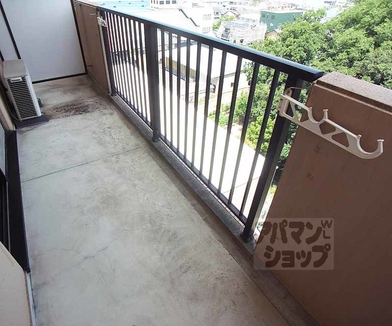 バルコニー　北向きのベランダです