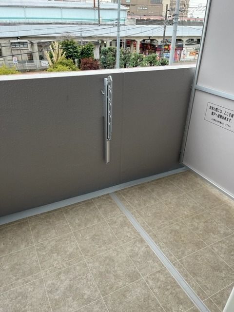 バルコニー　別のお部屋の写真です