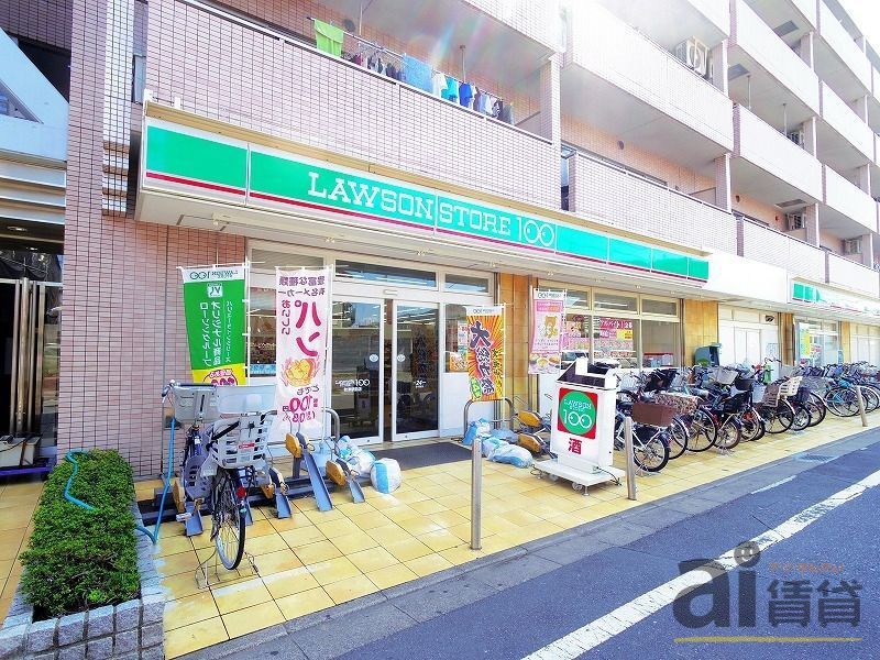 コンビニ　ローソンストア100秋津駅前店（コンビニ）まで380m