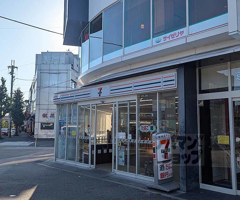 コンビニ　セブン-イレブン 百万遍店（コンビニ）まで190m
