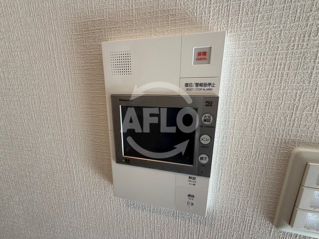 セキュリティ　Metrosa谷町六丁目North　TV付きモニターホン