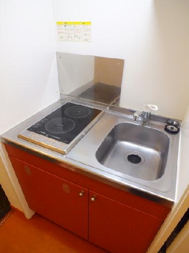 キッチン　あったまり早い電気調理器2口