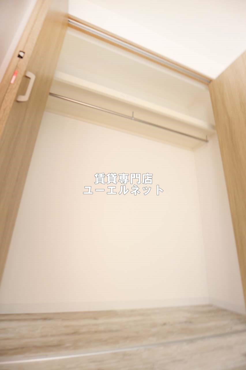 収納　クローゼット付きでお部屋もスッキリ♪