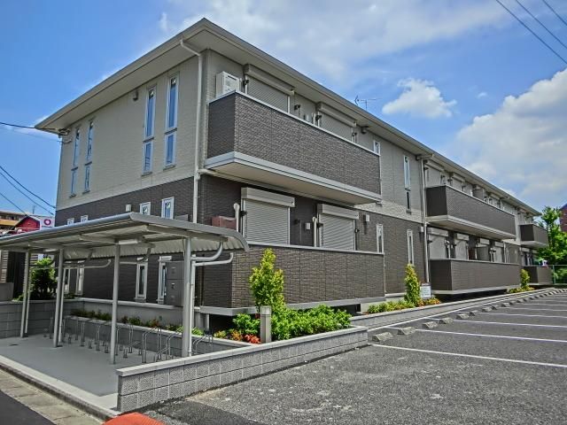 建物外観　新築の日当りの良いアパートです。