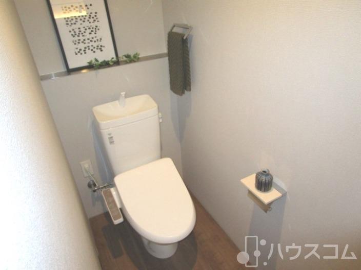 トイレ　冬場も安心の温水洗浄便座！