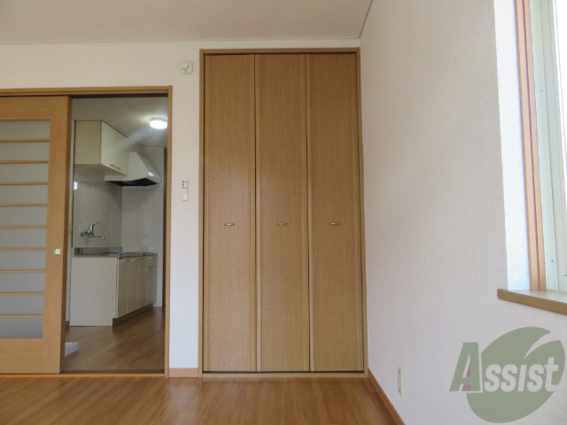 収納　ここに収納があります。収納があると部屋が広く使えます。