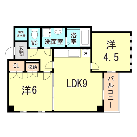 リアライズ尼崎の間取り写真