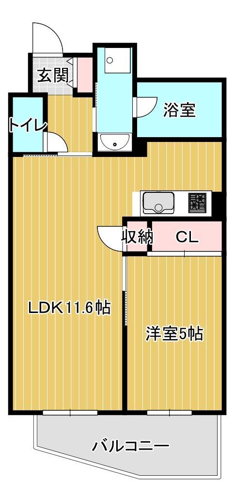 レークサイド泉中央の間取り写真