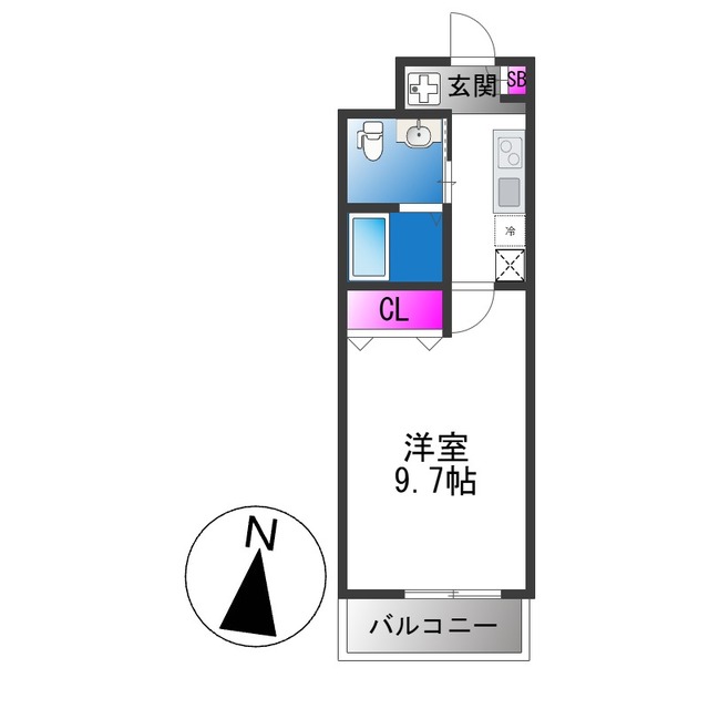 ルミエール巽南の間取り写真