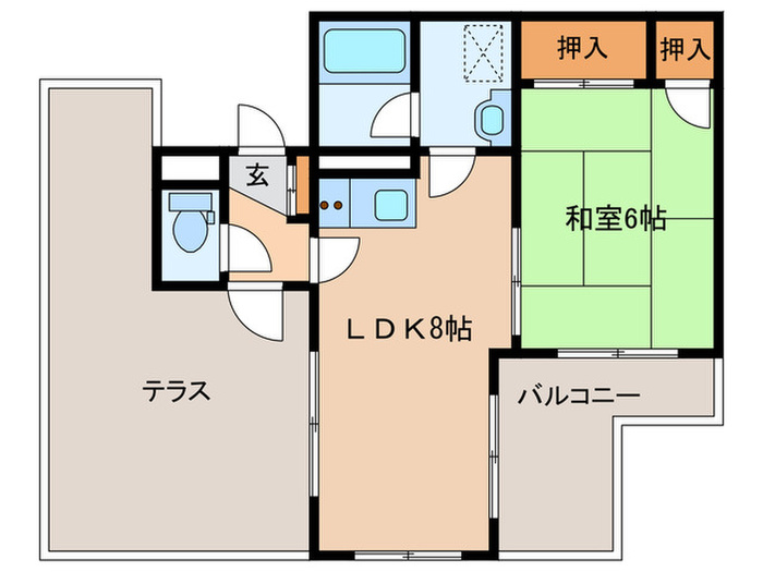 ベルエア・テラスの間取り写真