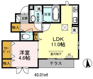 ＪＲ埼京線 戸田駅 徒歩14分 2階建 築8年の間取り写真