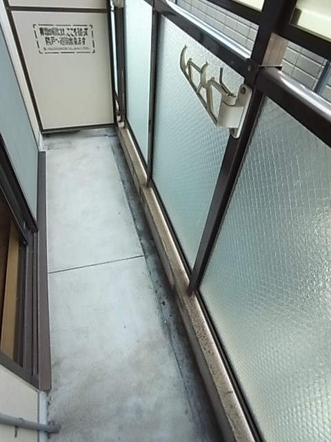 バルコニー　広々としたバルコニーです