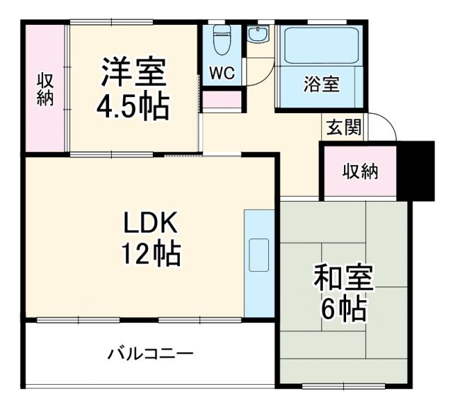 相武台団地の間取り写真