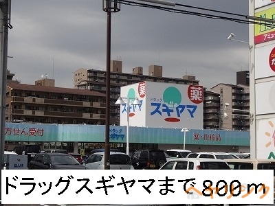 ドラックストア　ドラッグスギヤマ（ドラッグストア）まで800m