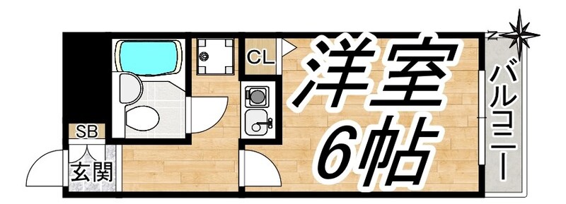 エスリード梅田西の間取り写真