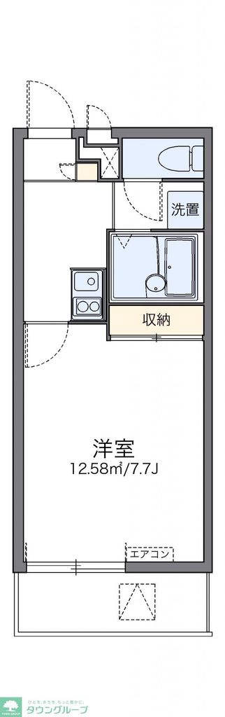 レオパレス大塩の間取り写真
