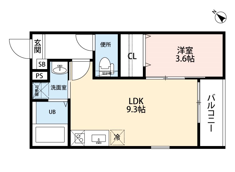 1LDK Apartment in Nakamura-ku, Nagoya, Aichi — photo 2 of 3