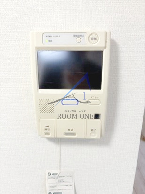 セキュリティ　モニター付インターホンです。