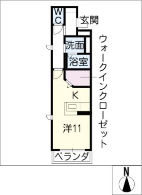 ルピナス春田の間取り写真
