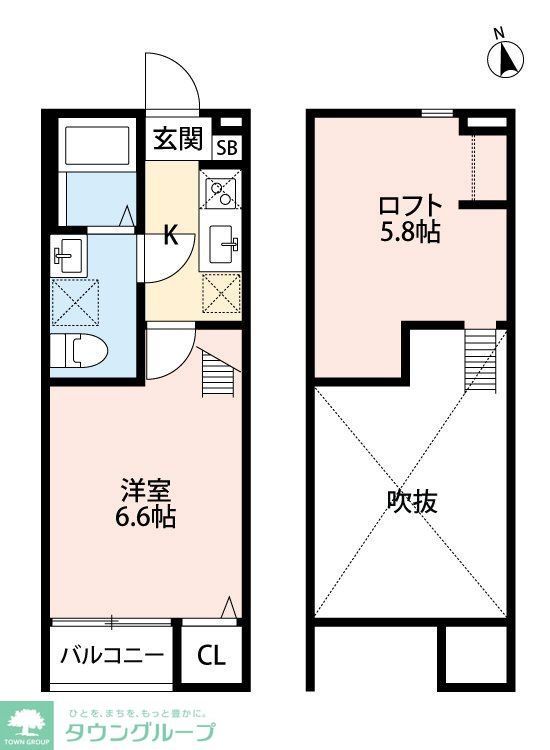 エスペランサAK松波の間取り写真