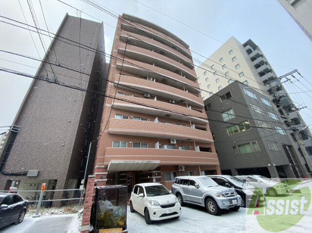 建物外観　札幌市中央区南９条西「Ｆｌａｔ　Ｃａｒｒｅｒａ」