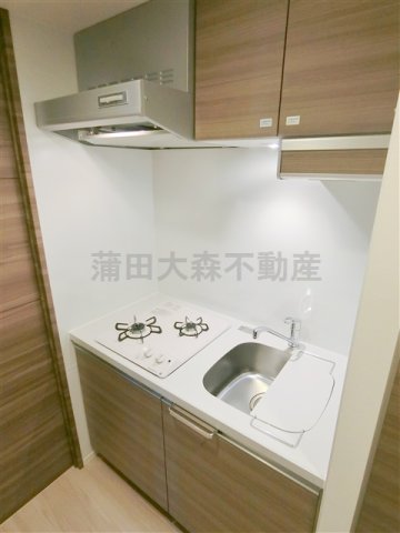キッチン　2口ガスシステムキッチン