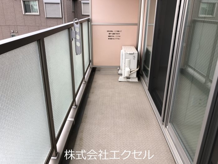 バルコニー　南向きのバルコニーです。