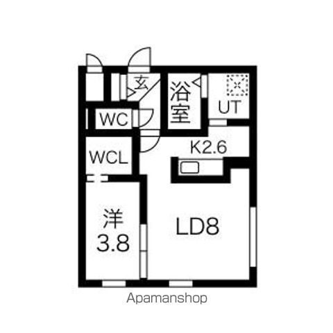 white courtの間取り写真