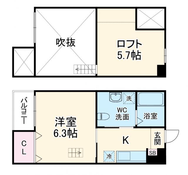 Kohimari志賀本通の間取り写真