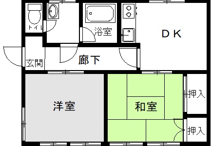 ヒルズ坂上の間取り写真