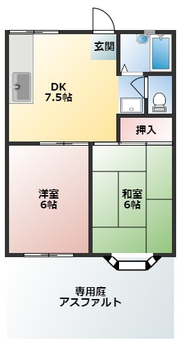 パールハイツの間取り