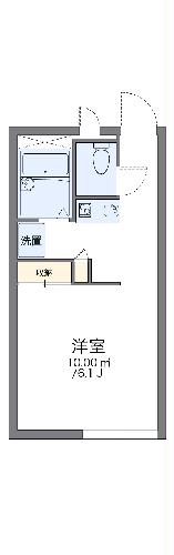 レオパレスミレ鶴ヶ丘第１の間取り