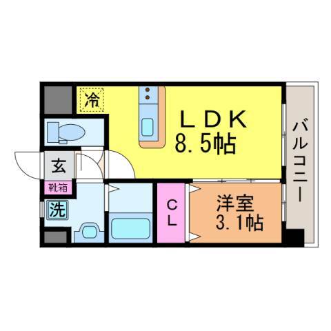 アルファプレミアム高砂の間取り