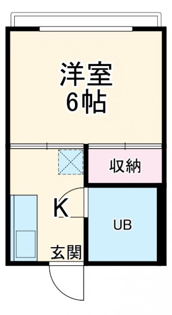 愛知県名古屋市熱田区六番３（アパート）の賃貸物件の間取り