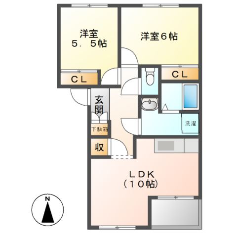 エルハイムの間取り