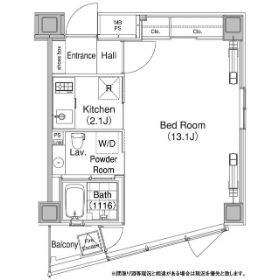 渋谷区恵比寿西のマンションの間取り