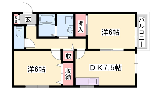 エクレールIIの間取り